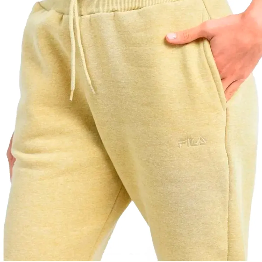 Imagen 2 de 3 de Pantalón Fila Embroderie Detail-CRUDO/GRIS