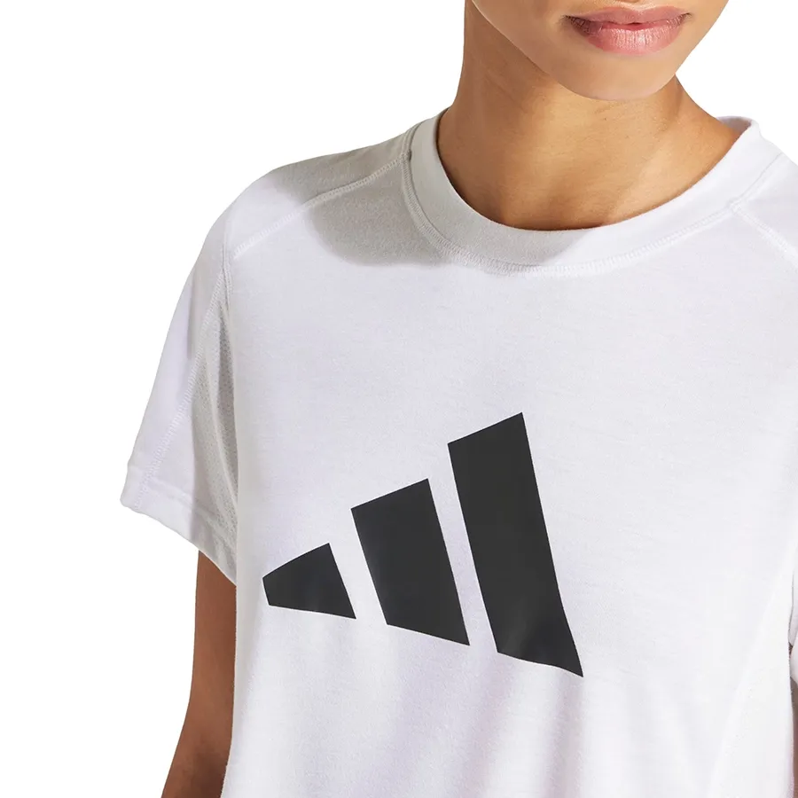 Imagen 2 de 4 de Remera adidas Train Essentials Big Performance Logo-BLANCO
