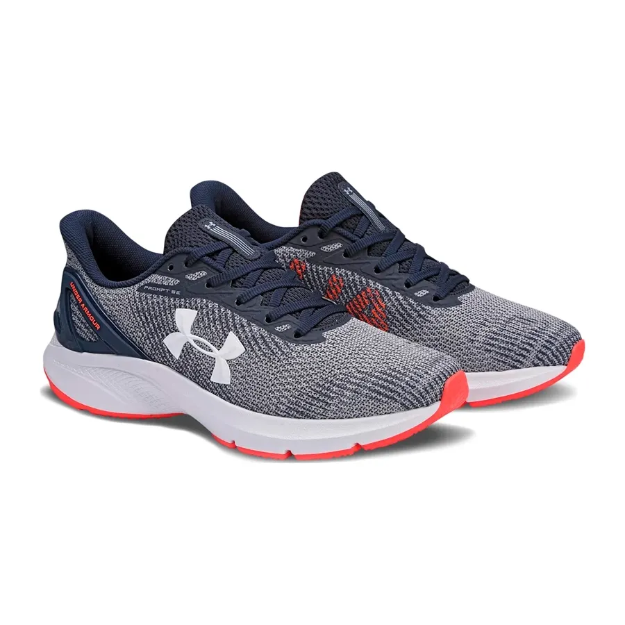 Imagen 2 de 5 de Zapatillas Under Armour Charged Prompt Se-MARINO/GRIS/CORAL FLUOR