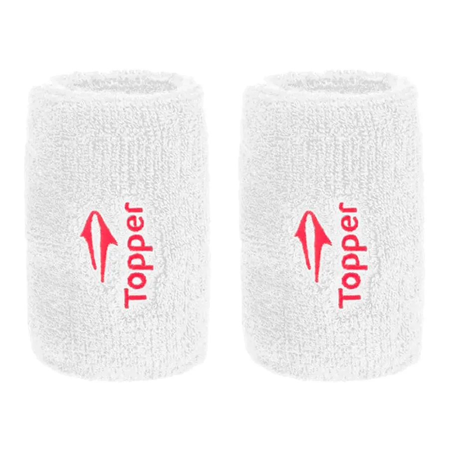 Imagen 0 de 2 de Topper Pack X 2 Muñequeras Trng Larga-BLANCO/ROJO