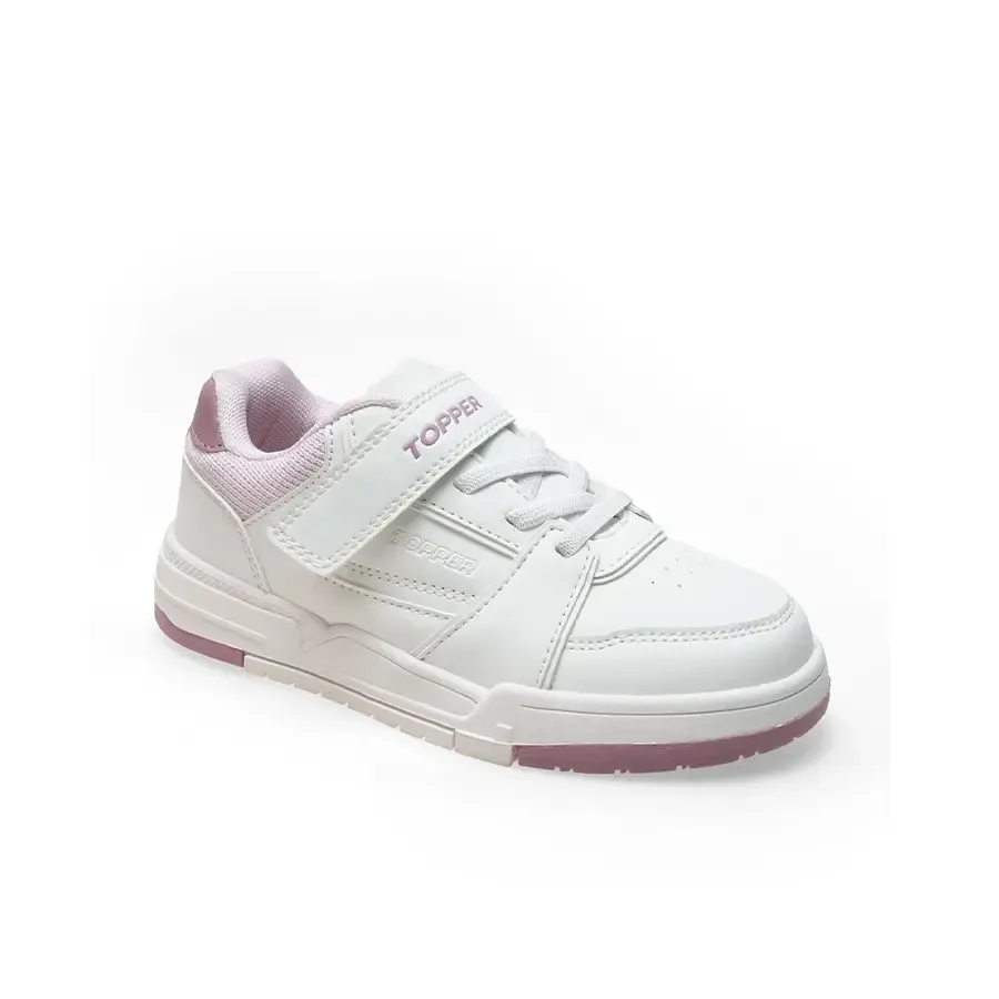 Imagen 1 de 4 de Zapatillas Topper Quarter Cs-BLANCO/ROSA