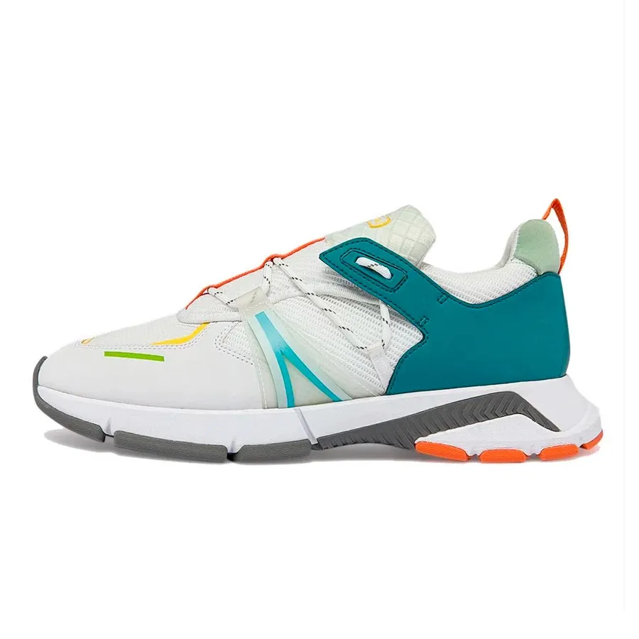 Imagen 1 de 5 de Zapatillas Lacoste L003-BLANCO/PETROLEO/NARANJA