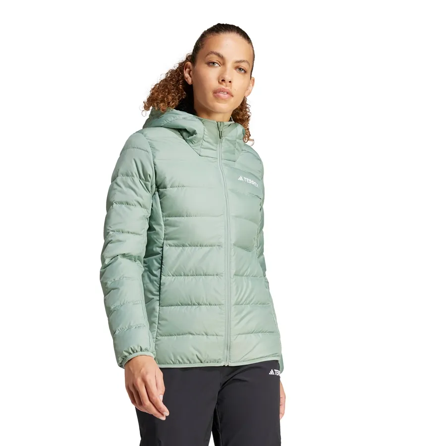 Imagen 2 de 6 de Campera adidas Térmica Ligera Terrex Multi-VERDE AGUA