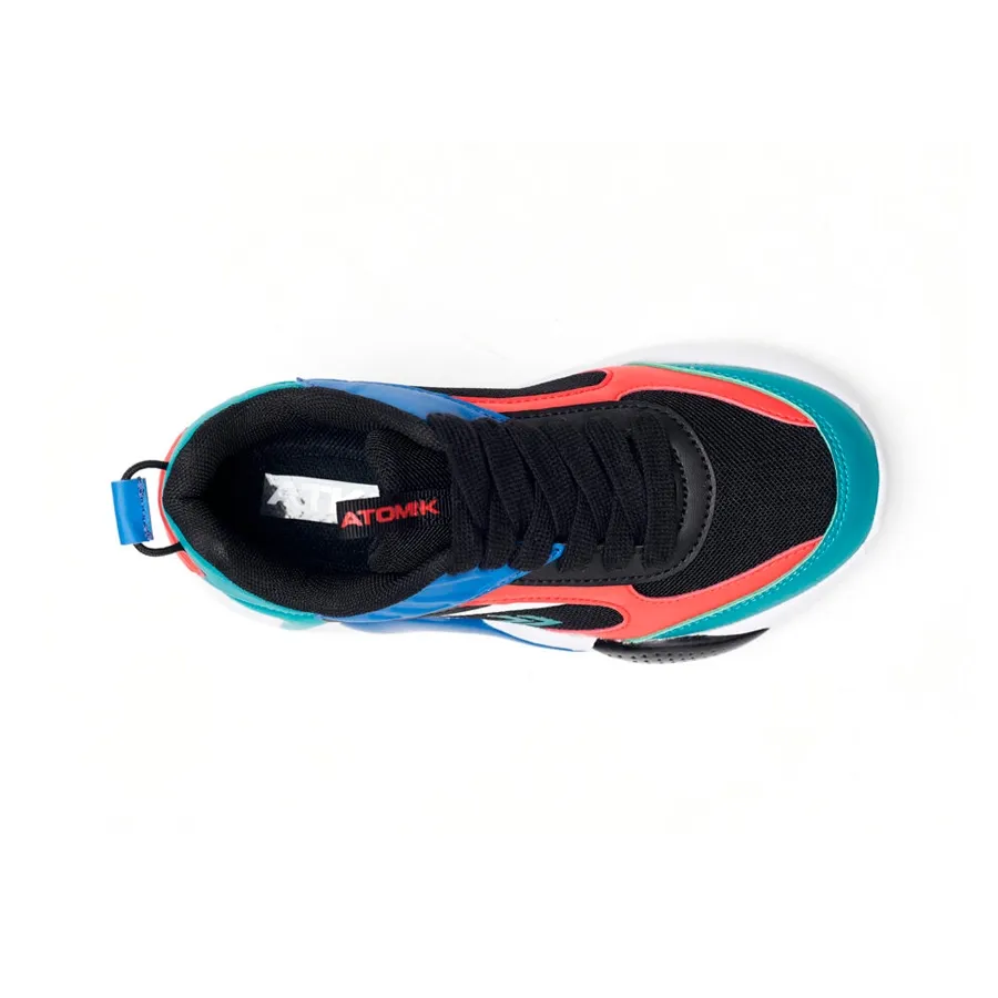 Imagen 2 de 3 de Zapatillas Atomik Nasau Xz 23-NEGRO/AZUL/ROJO