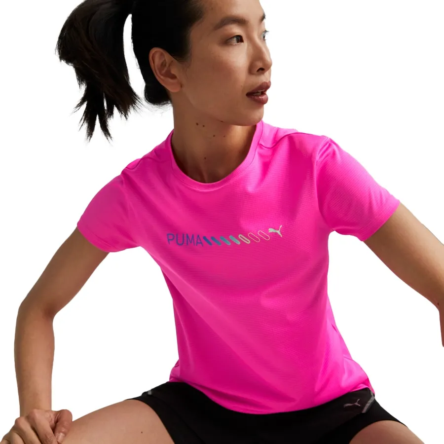 Imagen 2 de 4 de Remera Puma Run Favorite-FUCSIA