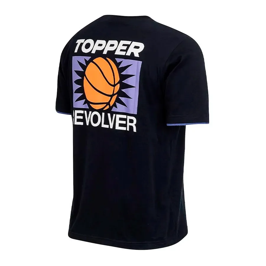 Imagen 1 de 4 de Remera Topper Logo X Revolver-NEGRO