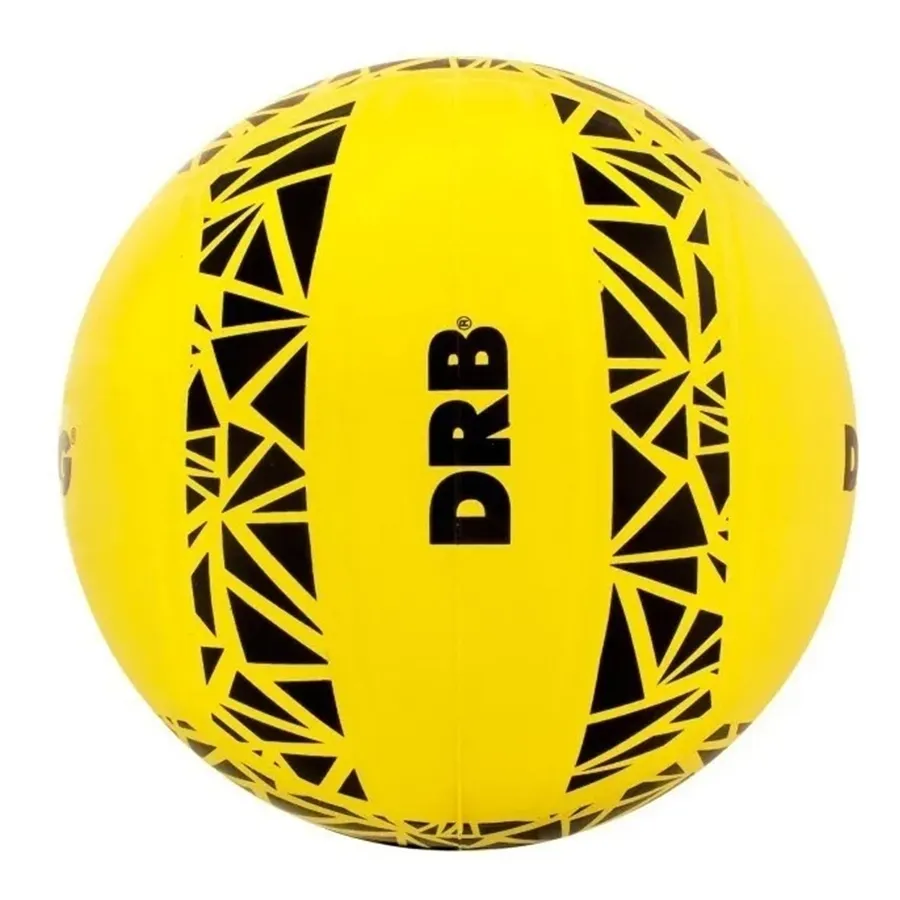 Imagen 3 de 4 de Pelota DRB Volley Goma-AMARILLO/NEGRO