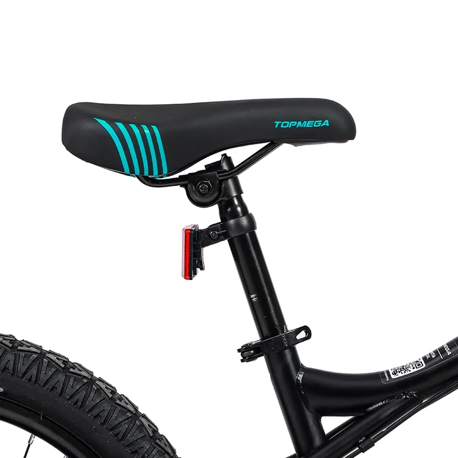 Imagen 6 de 10 de Bicicleta TopMega Slider R20-NEGRO/CELESTE