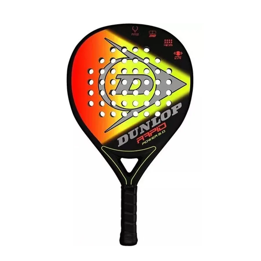 Imagen 0 de 4 de Paleta Dunlop Rapid Power 3-NEGRO/NARANJA/AMARILLO FLUOR