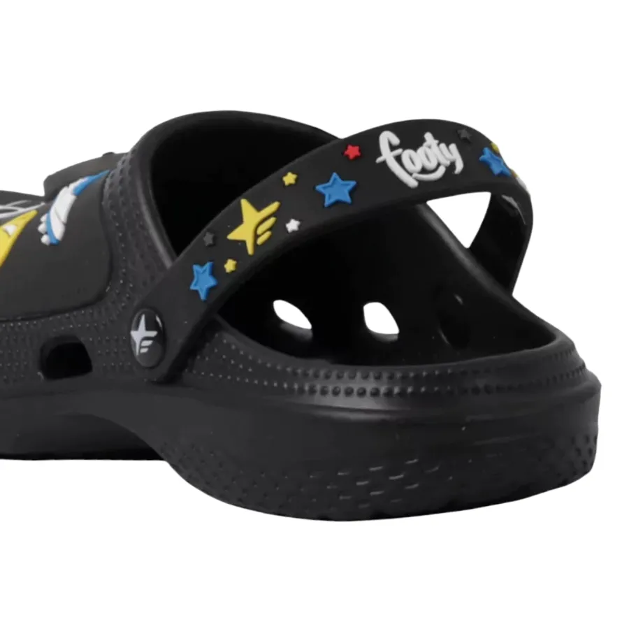 Imagen 3 de 4 de Sandalias Footy con luz-NEGRO/VERDE AGUA