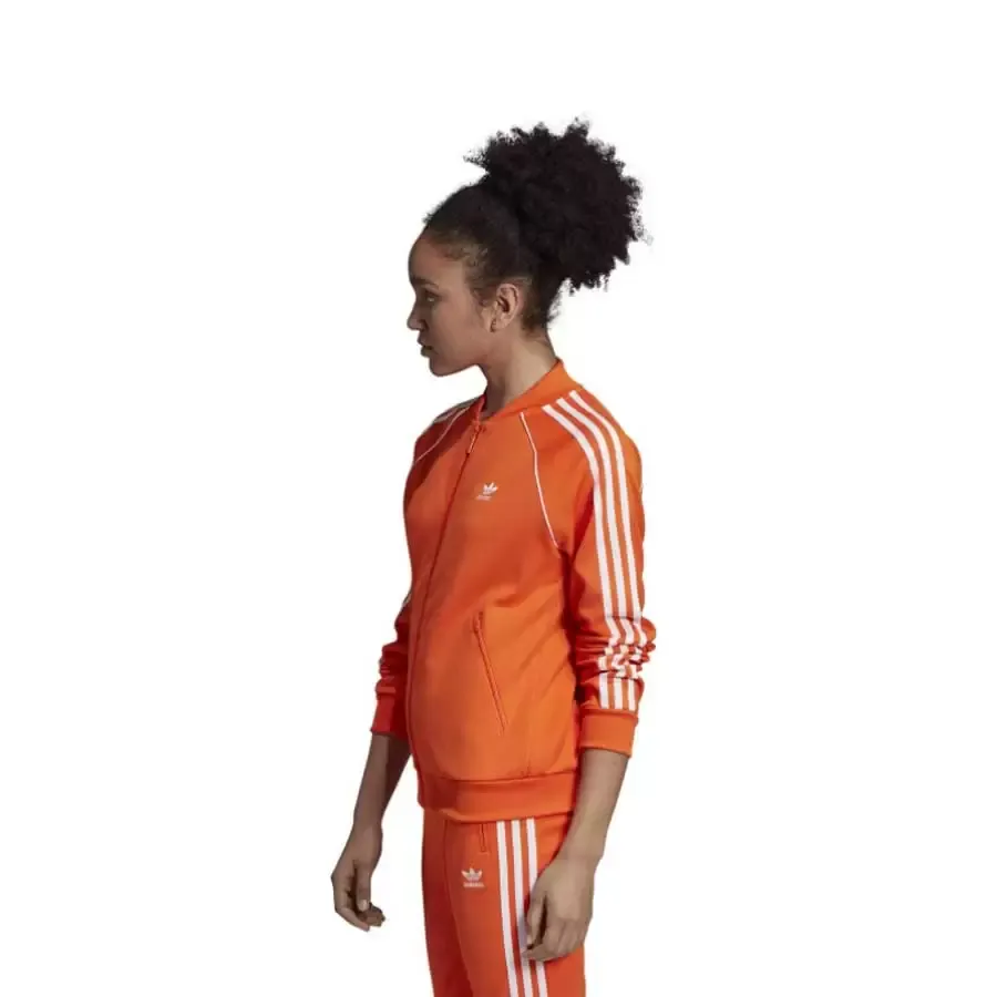 Imagen 3 de 5 de Campera adidas originals Sst Tt-NARANJA
