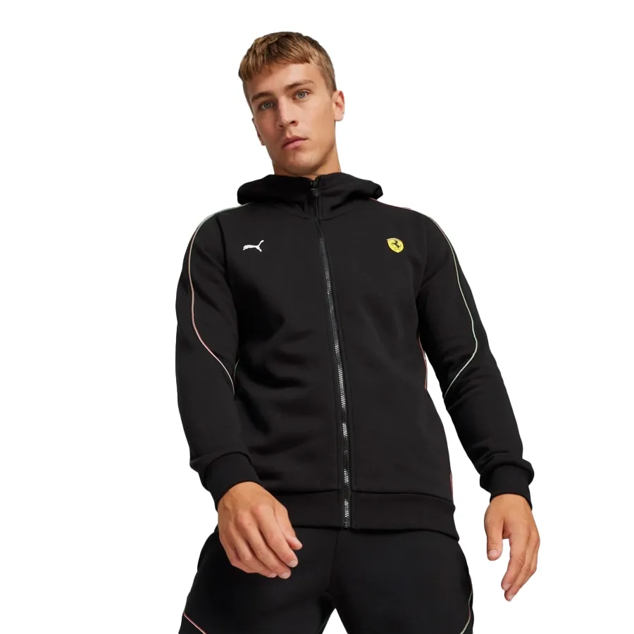 Imagen 2 de 6 de Campera Puma Ferrari Motorsport Race-NEGRO/BLANCO