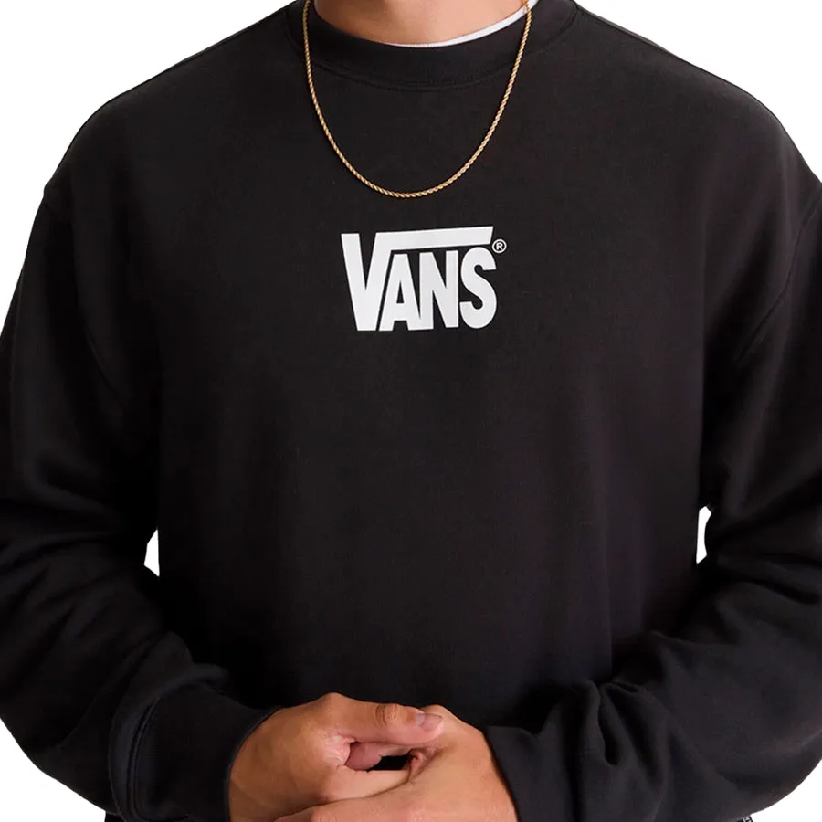 Imagen 3 de 4 de Buzo Vans Stretch Logo Crew-NEGRO