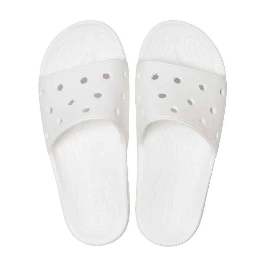 Imagen 3 de 5 de Ojotas Crocs Classic Slide-BLANCO