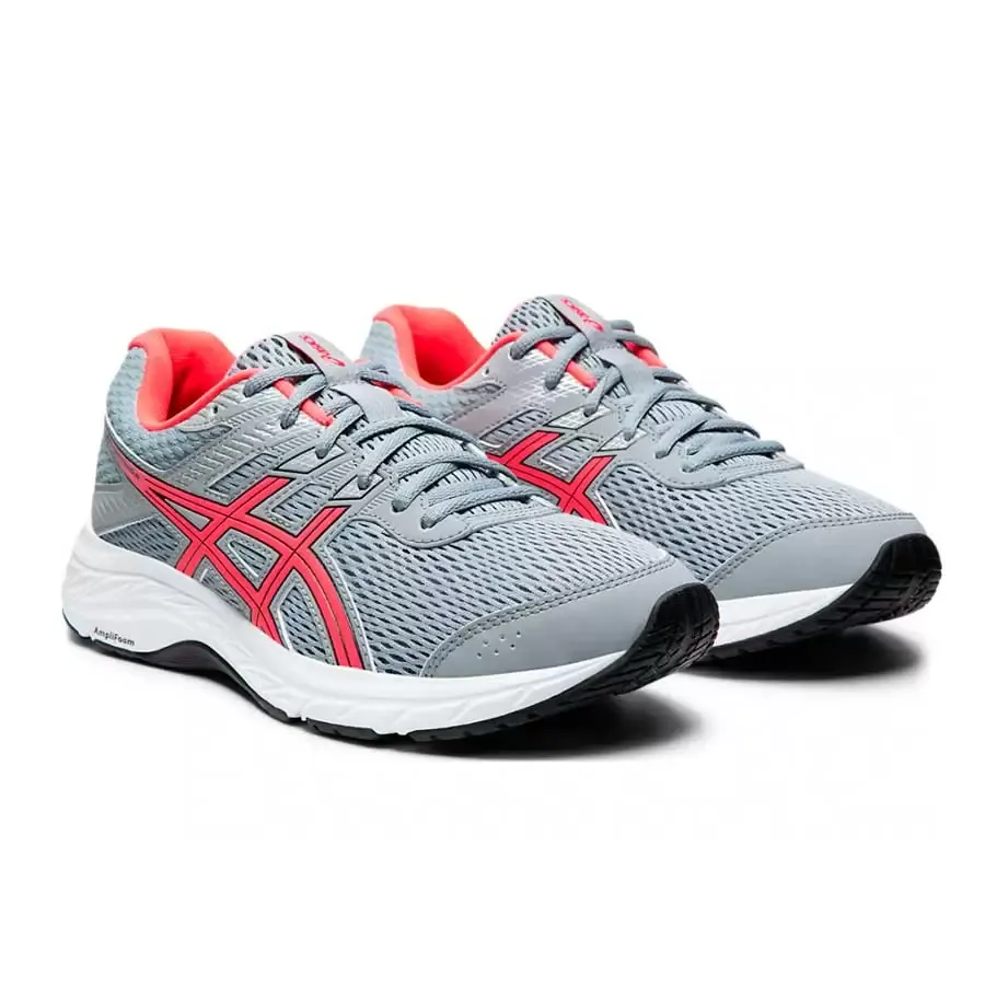 Imagen 3 de 5 de Zapatillas Asics Gel Contend 6 W-GRIS/ROSA
