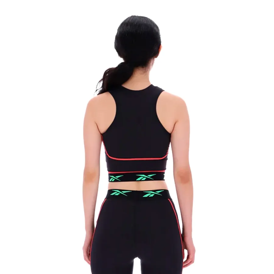 Imagen 1 de 4 de Top Reebok Sports Crop-NEGRO/ROJO
