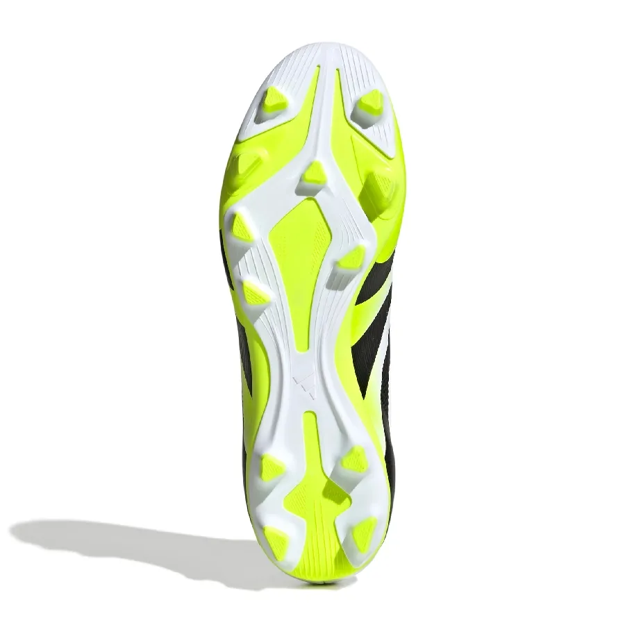 Imagen 4 de 7 de Botines adidas Predator Club Sock Fg-BLANCO/VERDE FLUOR/NEGRO