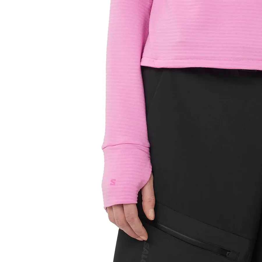 Imagen 4 de 5 de Remera Salomon Essential Lightwarm Cn-ROSA