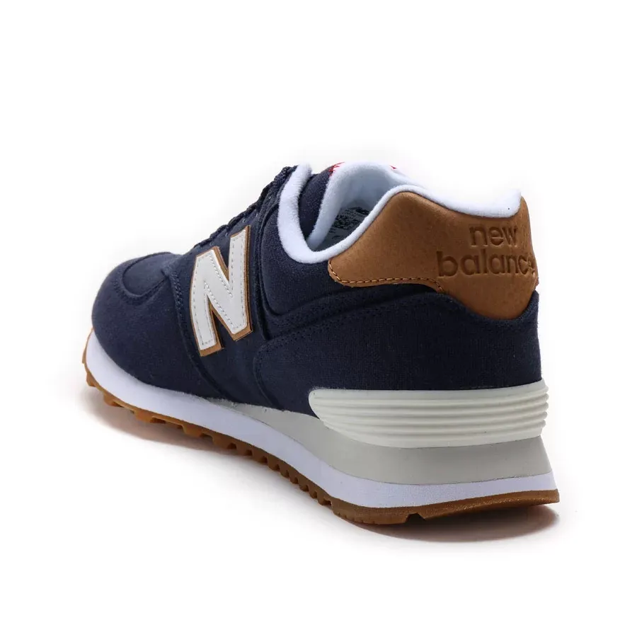 Imagen 2 de 4 de Zapatillas New Balance 574-MARINO/TOSTADO/BLANCO