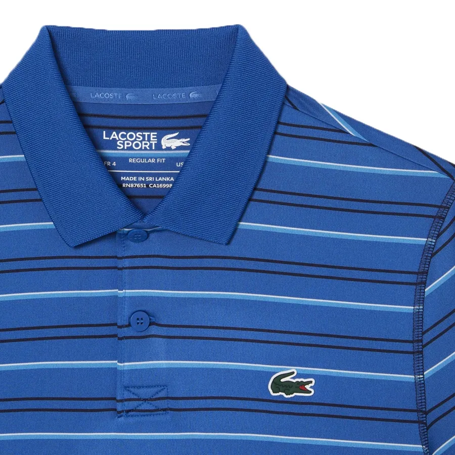 Imagen 1 de 5 de Remera Lacoste Golf-AZUL FRANCIA/CELESTE/BLANCO