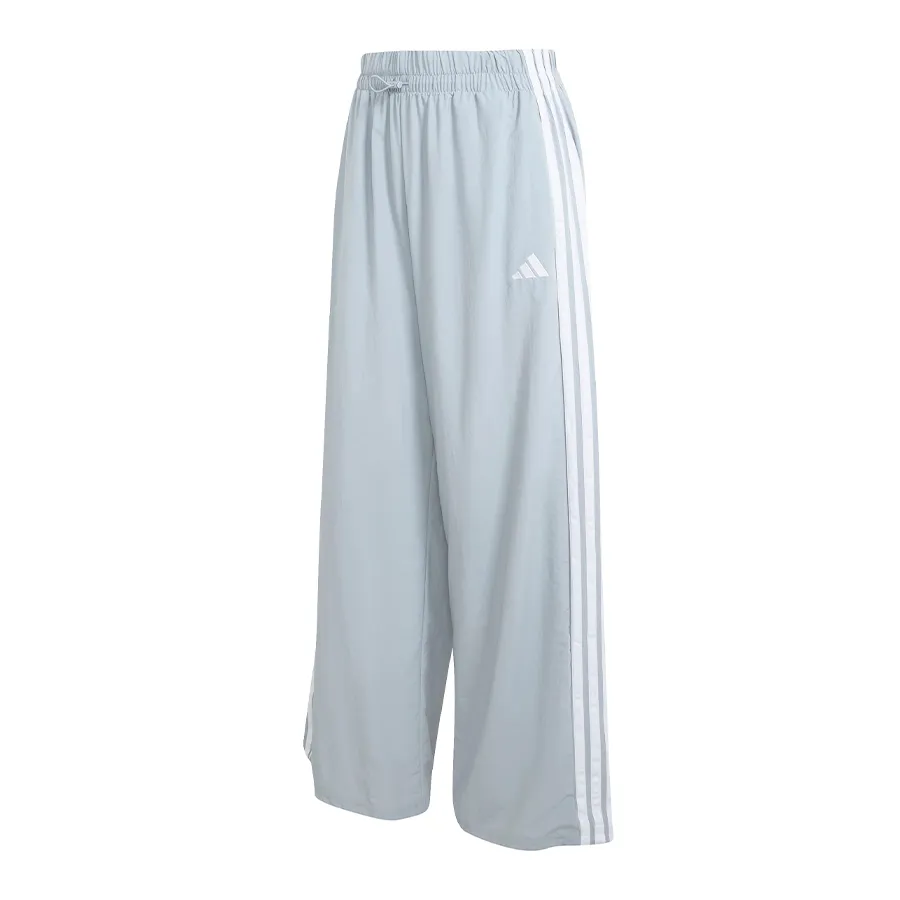 Imagen 3 de 6 de Pantalón adidas Essentials 3 Stripes Parachute-GRIS