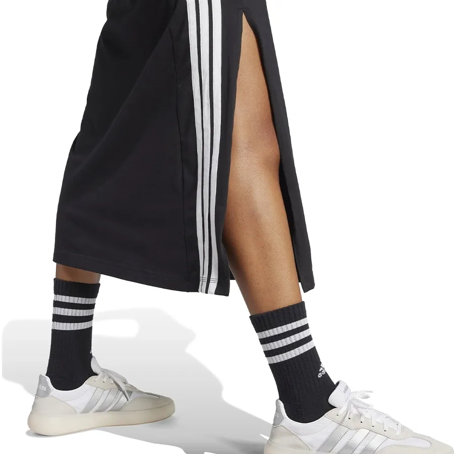 Imagen 3 de 4 de Vestido adidas originals Largo Racerback Essentials 3 Stripes-NEGRO