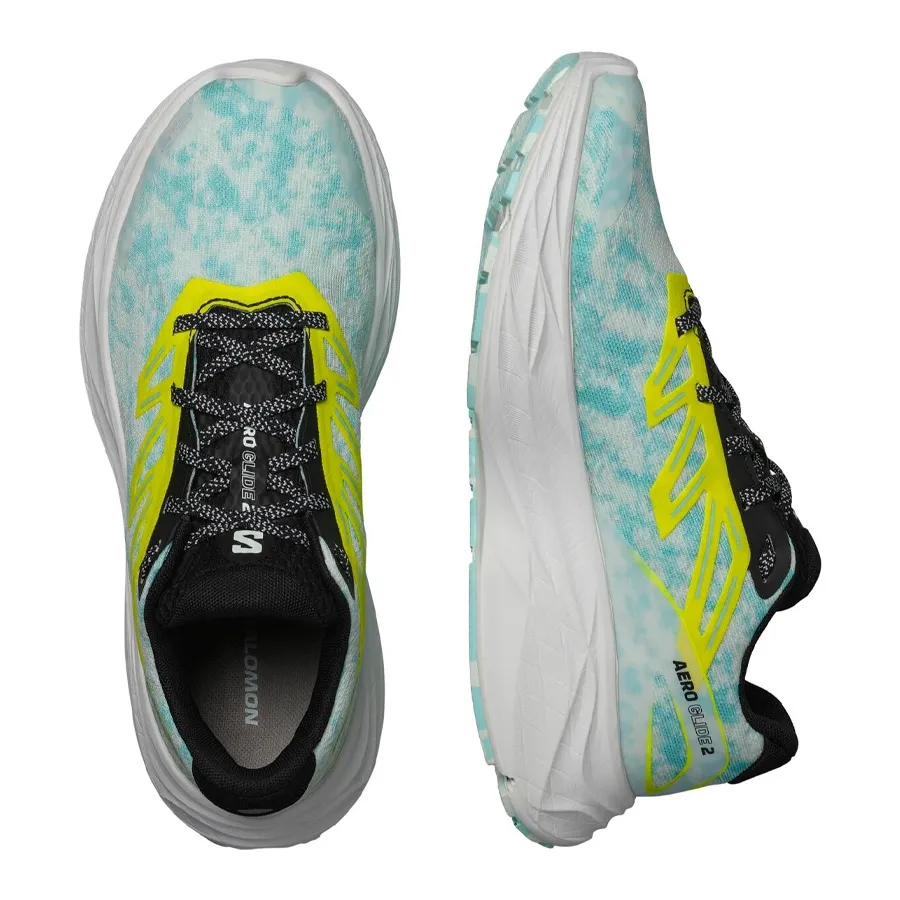 Imagen 5 de 6 de Zapatillas Salomon Aero Glide 2-AQUA/AMARILLO
