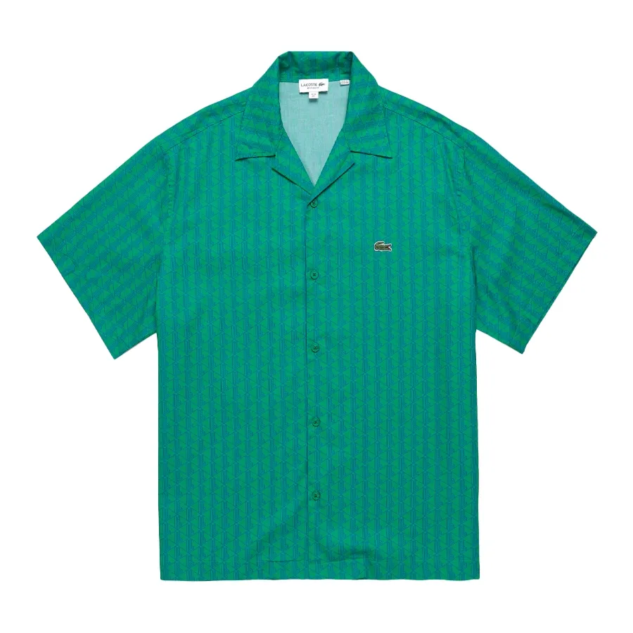 Imagen 2 de 3 de Camisa Lacoste Monograma-VERDE/AZUL