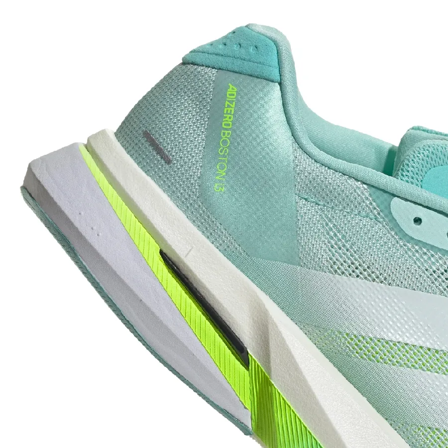 Imagen 7 de 8 de Zapatillas adidas Adizero Boston 13-VERDE AGUA/AMARILLO FLUOR