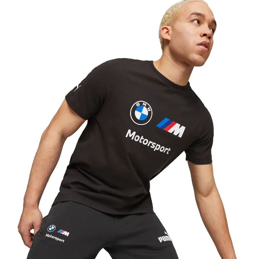 Imagen 2 de 4 de Remera Puma Logo BMW M Motorsport-NEGRO