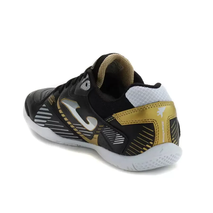 Imagen 2 de 5 de Botines Joma Maxima Futsal V2-NEGRO/DORADO/BLANCO