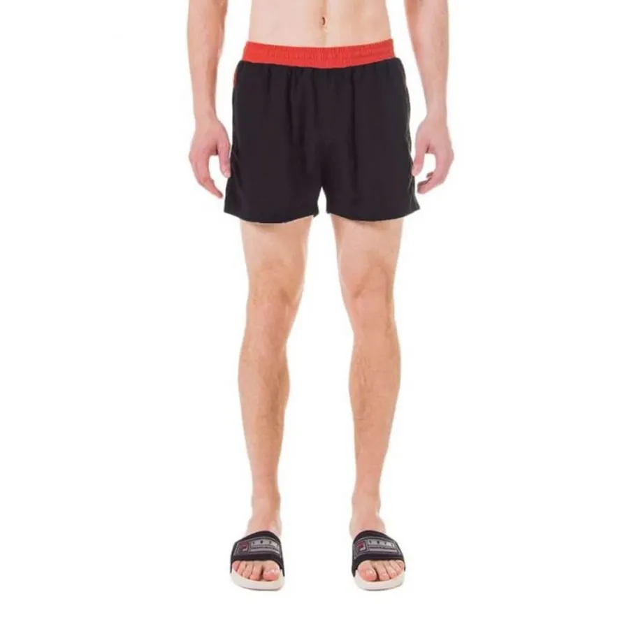 Imagen 0 de 3 de Shorts Fila Beach Sport-NEGRO/NARANJA