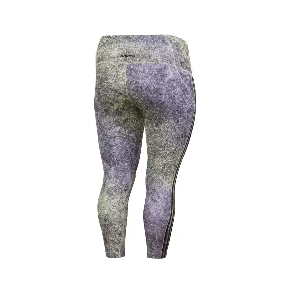 Imagen 3 de 4 de Calza adidas 7/8 Tiro Alto-VIOLETA/NEGRO