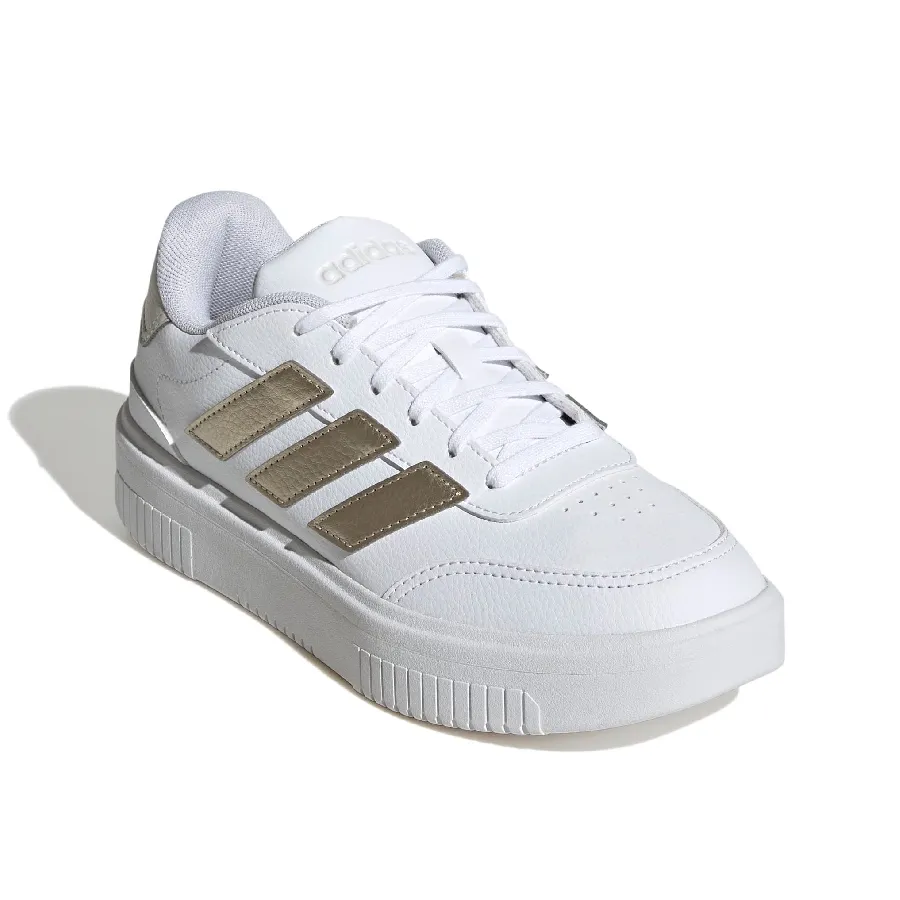 Imagen 1 de 7 de Zapatillas adidas Courtblock Bold-BLANCO/DORADO