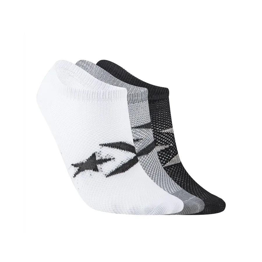 Imagen 0 de 1 de Medias Converse Micropanal Tripack-GRIS/BLANCO/NEGRO