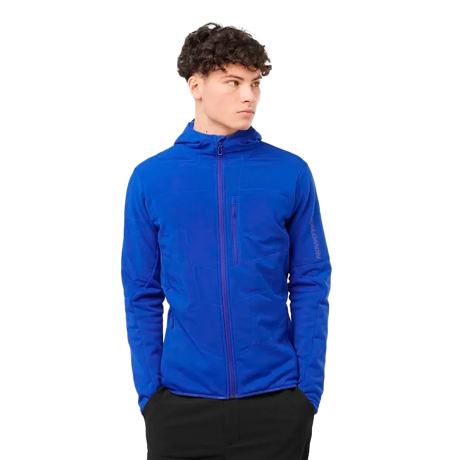 Imagen 0 de 7 de Campera Salomon Outline Warm Hybrid Hdy-AZUL FRANCIA