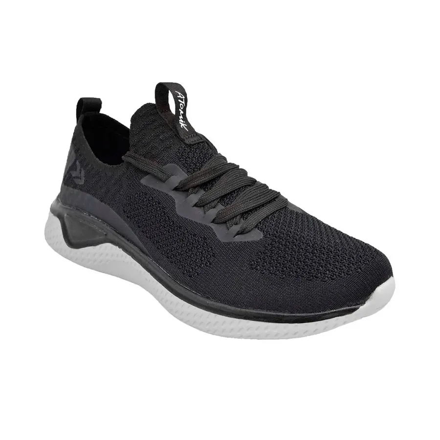 Imagen 1 de 4 de Zapatillas Atomik deportivo Cordon Niza 22-NEGRO/BLANCO
