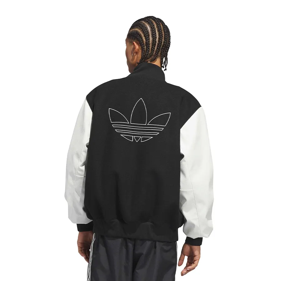 Imagen 1 de 7 de Campera adidas originals Varsity Basketball-NEGRO/BLANCO