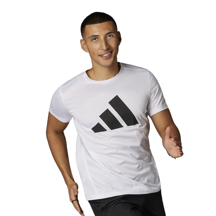 Imagen 0 de 6 de Remera adidas Run It-BLANCO/NEGRO