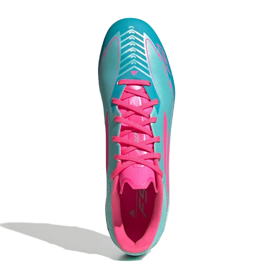 Imagen 4 de 7 de Botines adidas F50 League Messi FG/AG-CIAN/ROSA FLUOR/AQUA