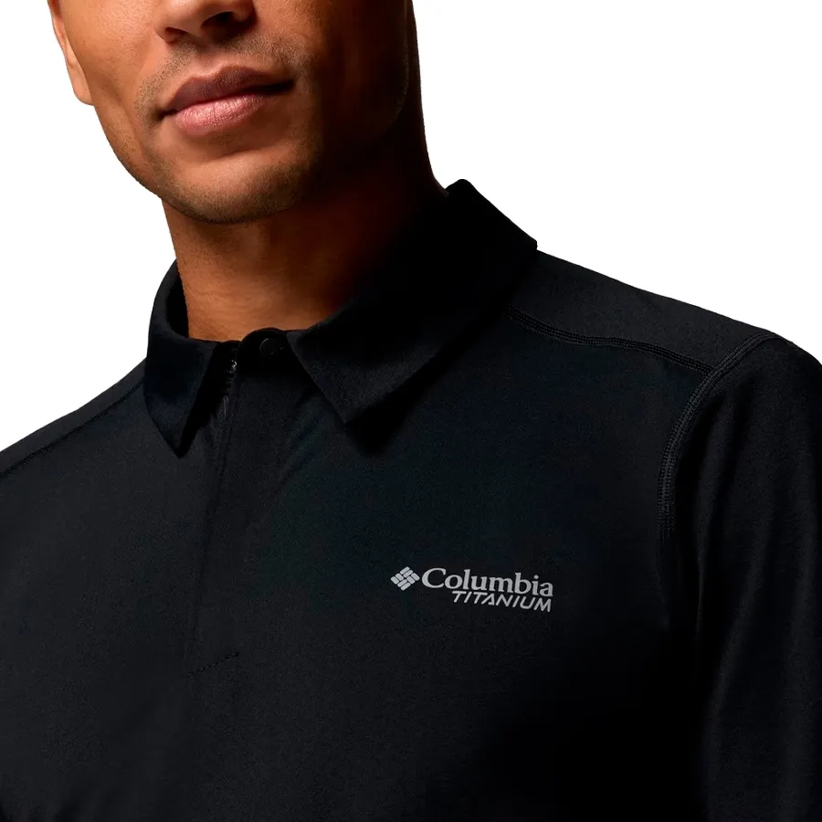 Imagen 3 de 7 de Polo Columbia Diamond Peak Pro-NEGRO