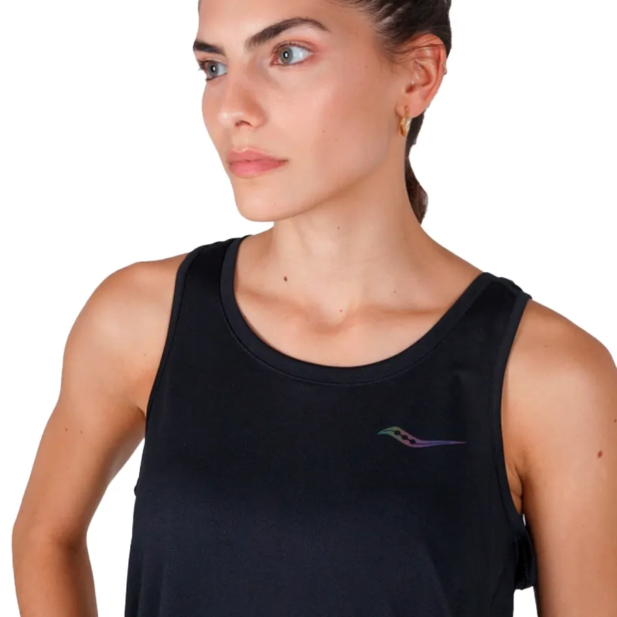 Imagen 2 de 5 de Musculosa Saucony Singlet Stopwatch-NEGRO