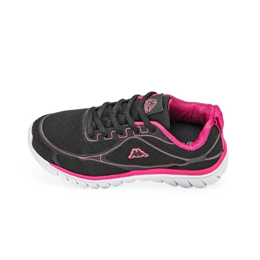 Imagen 3 de 6 de Zapatillas Kappa Rufo Kids-NEGRO/FUCSIA