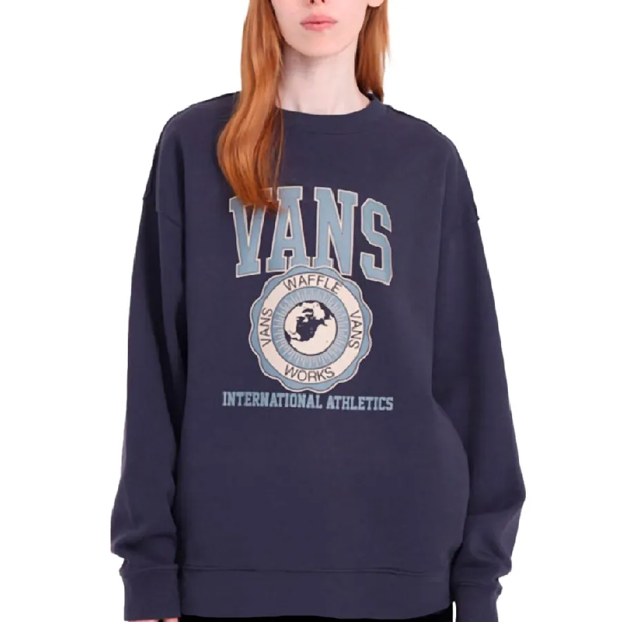 Imagen 0 de 3 de Buzo Vans Iinter V Oversized-MARINO/GRIS