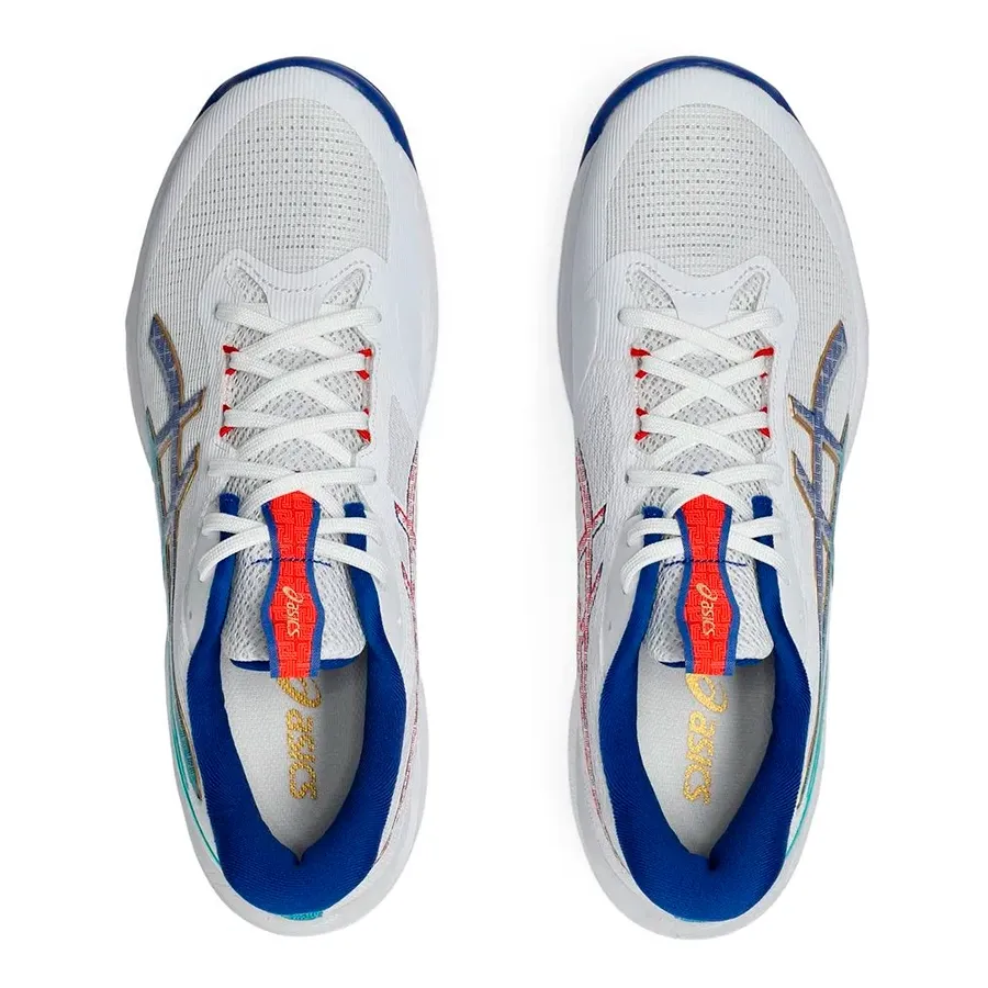 Imagen 3 de 7 de Zapatillas Asics Netburner Ballistic Ff Mt 4-BLANCO/CELESTE