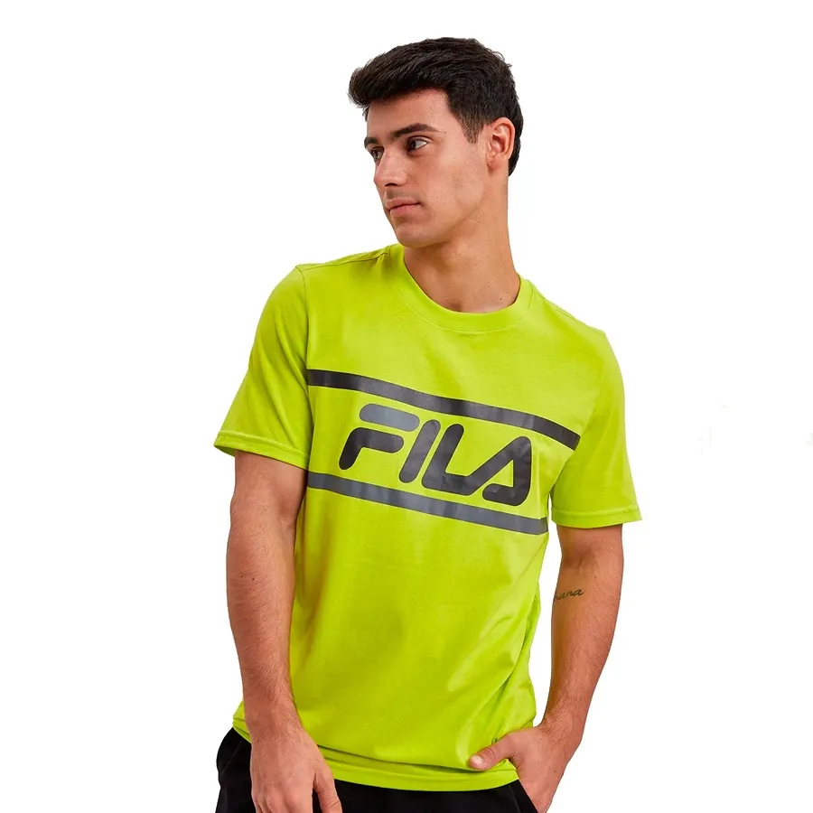 Imagen 0 de 4 de Remera Fila Veloce-AMARILLO/OLIVA/NEGRO