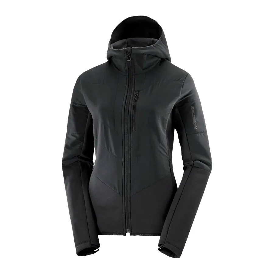 Imagen 0 de 6 de Campera Salomon Outline Warm Hybrid-NEGRO