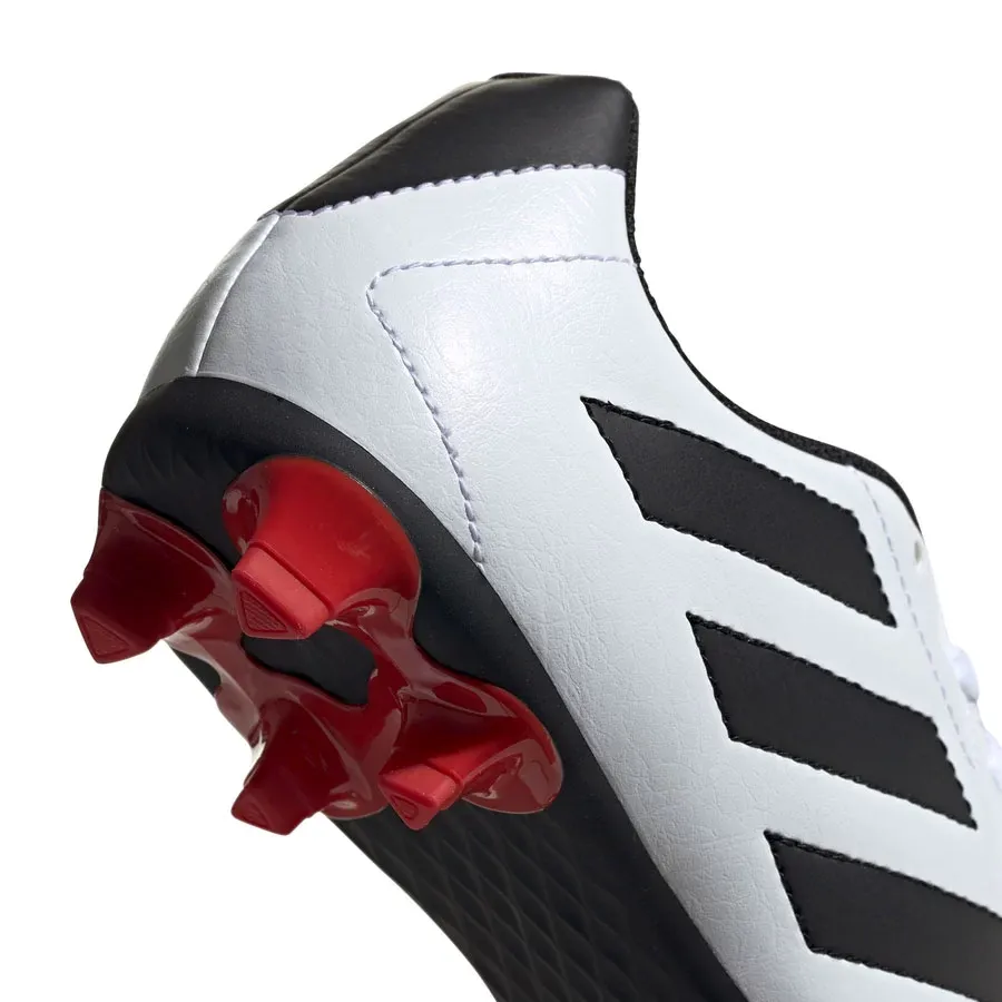 Imagen 2 de 5 de Botines adidas Goletto Vii Fg J-BLANCO/NEGRO/ROJO