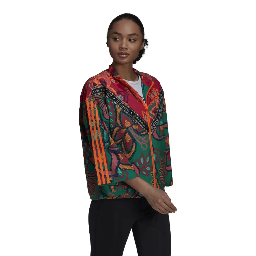 Imagen 1 de 6 de Campera adidas Farm Rio-VERDE/ROJO/ROSA