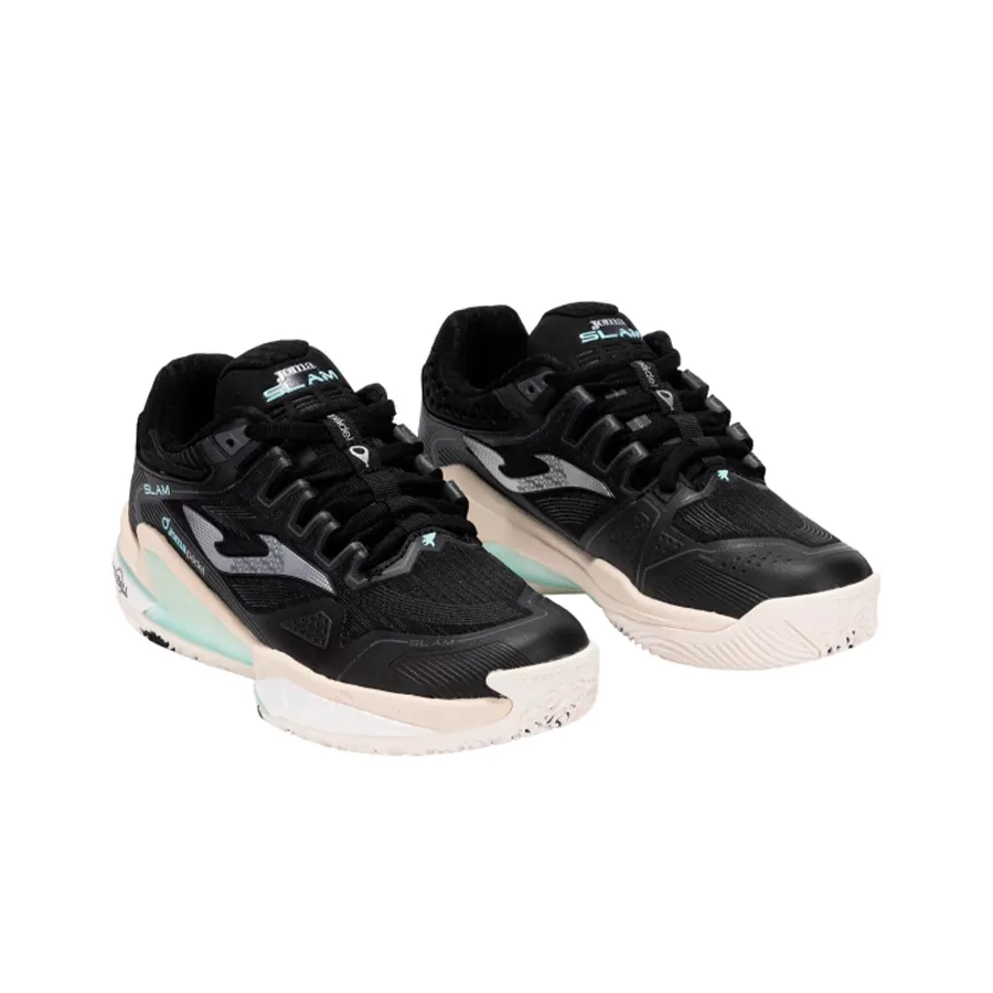 Imagen 1 de 4 de Zapatillas Joma Padel Slam Lady-NEGRO/VERDE AGUA